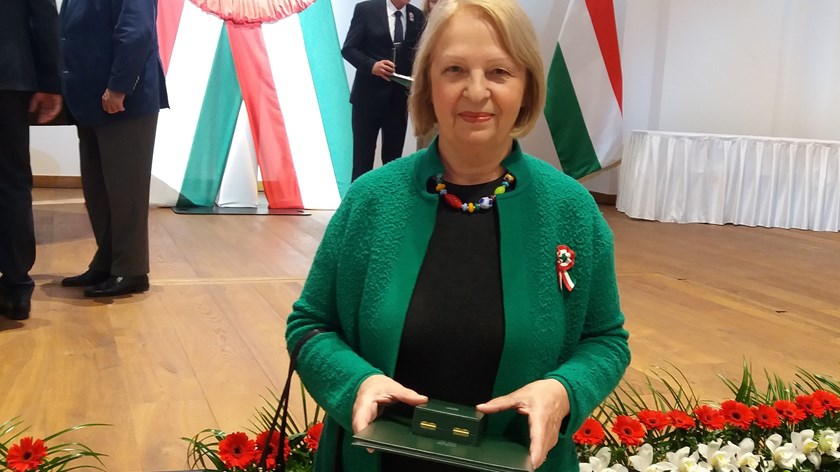 Lipthay Erzsébet kitüntetése